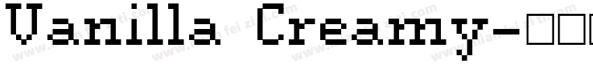 Vanilla Creamy字体转换